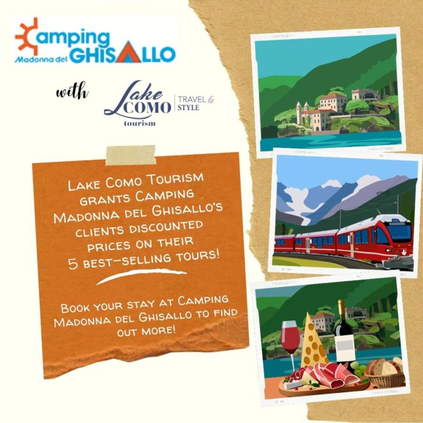 Campeggio Madonna Del Ghisallo Oliveto Lario ภายนอก รูปภาพ